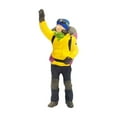 thumbnail image 1 of Figuras de personas trepadoras a escala 1/87, modelo de personas en miniatura para mesa de arena de casa de muñecas Amarillo, 1 of 9