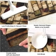 thumbnail image 3 of Wine Kitchen Rug and Sets 2 Piece Non Skid Washable mat for Vintage Kitchen mats for Floor Retro Microfiber Kitchen Decor, 3 of 6