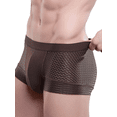 thumbnail image 3 of Hirigin Men Underwear Mesh Briefs Breathable Underpants Modal Cotton Trunks Underwear, 3 of 5