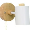 thumbnail image 4 of Lámparas de pared Pantalla de lámpara Pantalla de lámpara de candelabro, Montado en la pared decorativa nórdica Interruptor de cremallera blanco Zulema Pantalla de lámparas de pared, 4 of 8