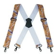 thumbnail image 2 of MELOTOUGH Men Suspenders Fully Elastic 2 Inch Wide Suspender for Men Heavy Duty X Back Work Suspender for Jeans, 2 of 8