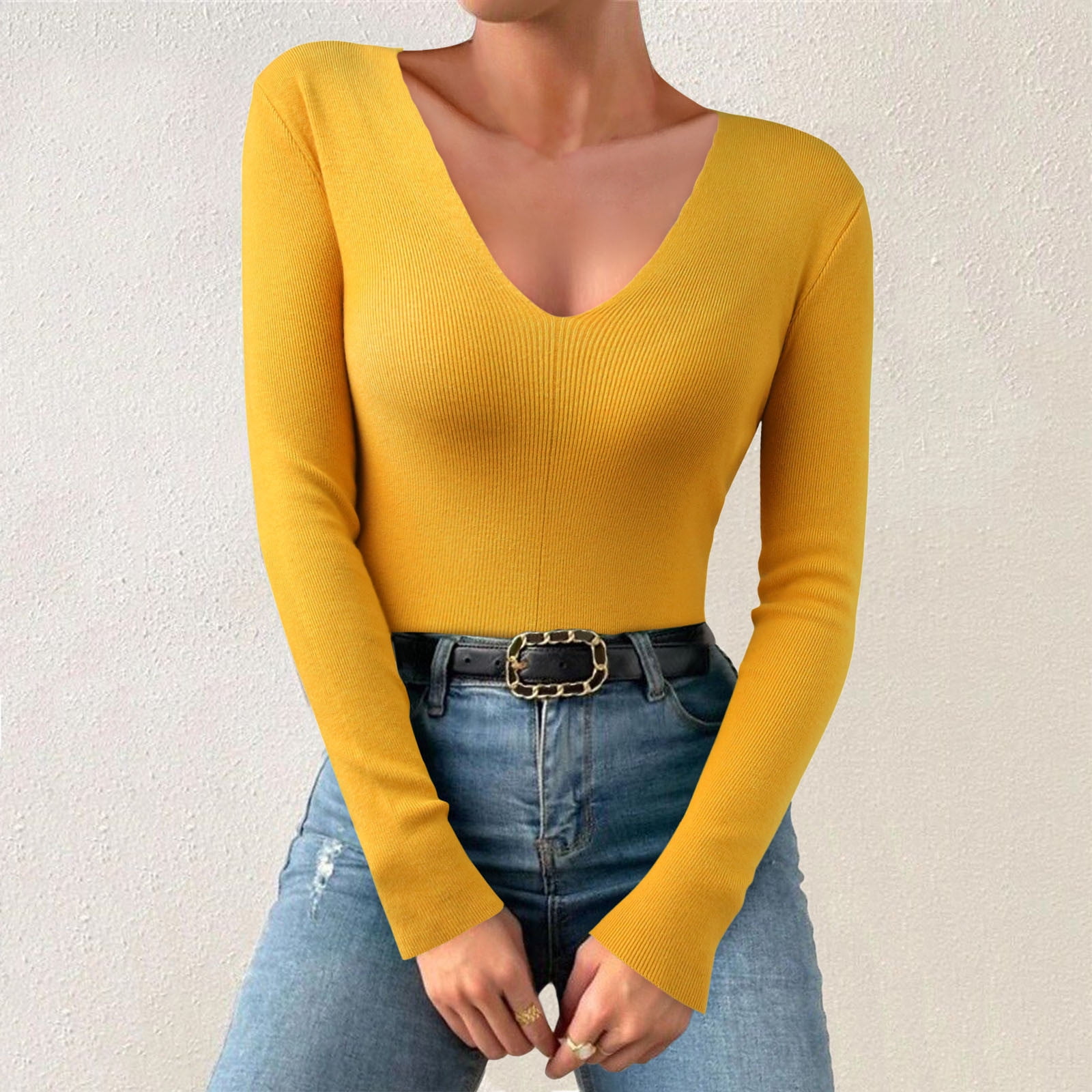 deep v neck thermal