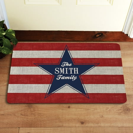 - Personalized Patriotic Pride Doormat 17x27
