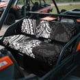 thumbnail image 3 of ZIATUBLES 2-Pack Waterproof UTV Seat Covers, Polynesian Tribal Lion Print Replacement Bench Seat Protectors Compatible with Kawasaki Mule 3000 3010, Wear-Resistant Polyester UTV Seat Decor Covers, 3 of 8