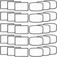 thumbnail image 1 of Parches de sublimación Gadjica, 30 unidades, planchables para manualidades, 1 of 7