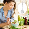 thumbnail image 4 of 4pcs Stainless Steel Seashell Shape Spoon Metal Buffet Serving Spoon Coffee Stirring Spoon Hammered Vegetable Spoon Tableware For Ice Cream Dessert Sugar Silver, 4 of 8