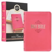 KJV Compact Large Print Lux-Leather Pink (Large Print) (Hardcover)