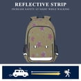 thumbnail image 5 of FORMRS Unisex School Backpack 17" Student Travel Bag with Laptop Compartment, Yellow Stars, 5 of 7