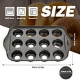 thumbnail image 2 of 2pc 12-Cavity Mini Cheesecake Pans – Nonstick with Removable Bottom, Ideal for Cupcakes, Muffins & Cheesecake, Shipped from Local Warehouse, 2 of 6