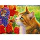 thumbnail image 1 of Taladro diamante pintura (DE5468) gato de dibujos animados completo DIY mosaico Kit decoración del hogar artesanía 30x40cm FLhrweasw Nuevo, 1 of 1