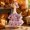 Purple, variant on Halloween Porch Goose Outfit for 23 Inch Decorative Goose Statue, with Matching Hat, Ghost Pumpkin Bat Theme, Yard Garden Decor (Ghost Pumpkin)