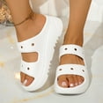 thumbnail image 2 of Orthopedic Sandals for Women Arch Support Recovery Slides Cloud Slippers for Plantar Fasciitis | Extremely Comfort, 40, 2 of 5