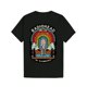 thumbnail image 3 of Men'S Vintage Radiohead "In Rainbows" Graphic Tee, 100% Cotton Crew Neck Short Sleeve T-Shirt, Casual Summer Knit Fabric with Slight Stretch, Y2K Anime Horror Dark Humor Band Theme Gift, Regular Fit, 3 of 6