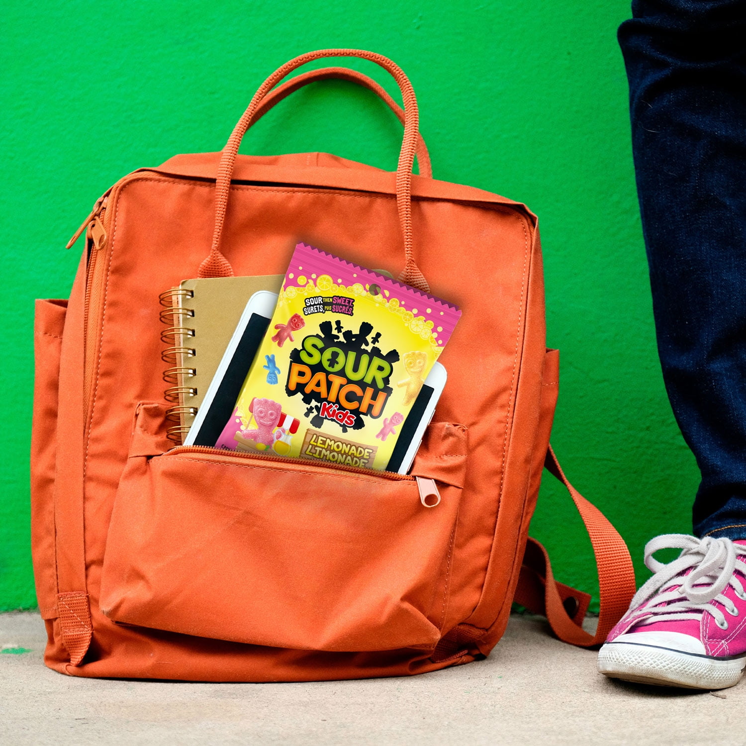 SOUR PATCH KIDS, Lemonade Flavour Candy, Sour then Sweet, 150 g