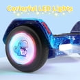 thumbnail image 6 of SIMATE 6.5" Hoverboard for Kids Ages 6+,Bluetooth Speaker & LED Lights, 8.5mph & 8.5 Miles, 6 of 7