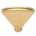 thumbnail image 4 of Fan Shaped Fountain Nozzle G1 Inch Brass Flat Head Spray Nozzle Fountain Sprinkler Head for Garden Pool Pond Landscaping, 4 of 5
