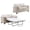 Beige, variant on 65" Pull Out Sofa Bed with USB Charging, Chenille Loveseat, Memory Foam Mattress