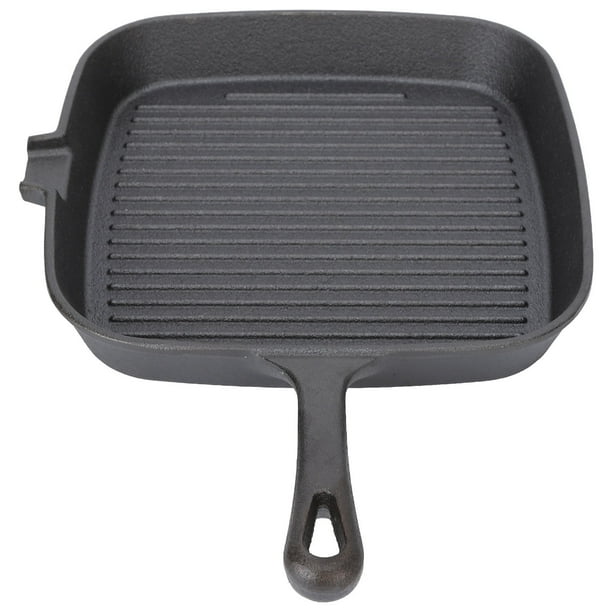 Sartén Para Parrilla, Diseño Antiadherente, Resistente Al Calor, Conducción Rápida Del Calor, Sartén A Rayas Para Freír Carne Para Cocina Casera