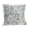 thumbnail image 1 of Parkland Collection PILD11119P Tinka Bleu & Blanc Housse de Coussin de Transition Carrée avec Insert en Poly - 20 x 20 x 7 Po., 1 of 1