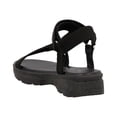 thumbnail image 4 of Sandalia Mujer Kipon Casual Piso Velcro Comodas Deportivas negro 25, 4 of 6