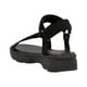 thumbnail image 4 of Sandalia Mujer Kipon Casual Piso Velcro Comodas Deportivas negro 22, 4 of 6