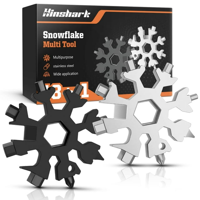 Multiherramienta Hinshark Copo de Nieve 18 en 1 Acero Inoxidable 7.5 cm