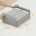 thumbnail image 6 of SpaceAid 4 Pack Sheet Organizers and Storage, Queen & King Size, Gray, Fabric, 6 of 6
