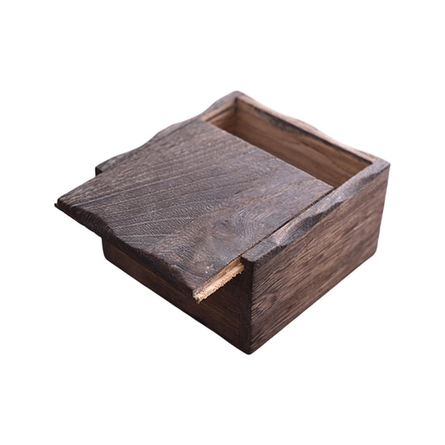 Caja de almacenamiento de joyas Caja de recuerdos rústicos Contenedores de joyería Rústica Organizador de joyas de joyería para anillos Pendientes