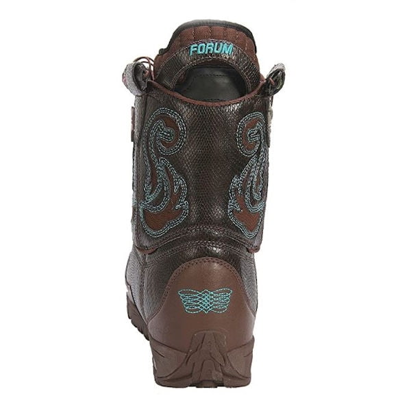 Forum Women's Stampede SLR Snowboard Boots Brown/Snakeskin - 4