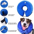 thumbnail image 4 of Collier Gonflable de Récupération Confortable Collerette de Protection pour Chien Chats, Ajustable, Lavable PS005, 4 of 5
