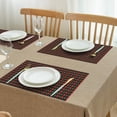 thumbnail image 3 of Multicolor Christmas Pattern Summer Placemats Table Placemats Set Of 4-Linen Kitchen Washable Placemats Table Mats 11.8"x17.7" Non-Slip Heat Resistant, 3 of 6