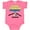 Hot Pink, variant on Inktastic Down Syndrome Awareness Support, Educate, Advocate Boys or Girls Baby Bodysuit