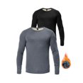 thumbnail image 2 of GENTS BLISS Thermal Underwear Shirts for Men Crewneck Fleece Lined Men Thermals Tops Long Sleeve Shirts for Men Base Layer 2 Pack, 2 of 10