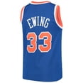 thumbnail image 3 of Youth Mitchell & Ness Patrick Ewing Blue New York Knicks Hardwood Classics Swingman Throwback Jersey, 3 of 3