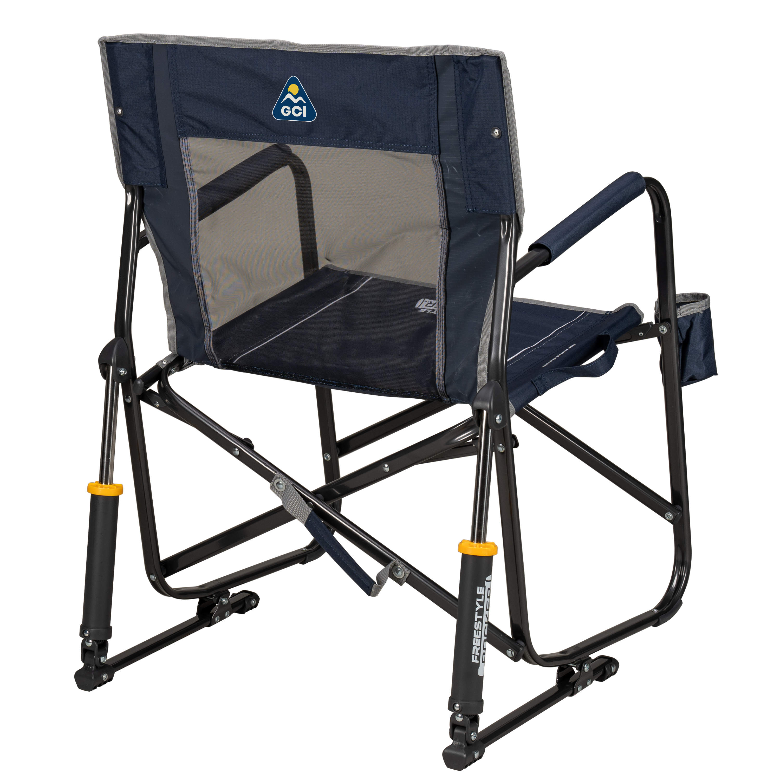 GCI Outdoor Freestyle Rocker Folding Rocking Chair, Indigo photo 4