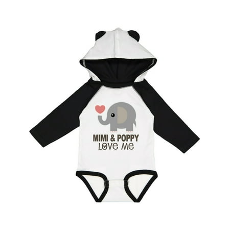 

Inktastic Mimi and Poppy Love Me Gift Baby Boy or Baby Girl Long Sleeve Bodysuit