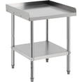thumbnail image 1 of Stainless Steel 24x24x30 In Grill Stand Table with Adjustable Legs 400 lb NSF-Certified Capacity and 2 In Spill-Proof Edge for Kitchen, 1 of 7
