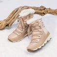 thumbnail image 3 of BURUDANI Women's Faux Fur Lined Cozy Lace-Up Platform Snow Boots for Winter Comfort, 3 of 6