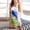 Green, variant on Azrian Womens Plus Size Dresses Casual Loose Summer Floral Printed Tank Hollow Out Beach Sundress Sleeveless Dresse