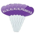 thumbnail image 1 of Madonna Heart Love Cupcake Picks Toppers - Set of 6, 1 of 1