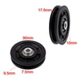 thumbnail image 4 of 6 Pcs Roue à Galet à Roulement en Nylon de Remplacement pour Équipement de Gym, Câble, Roue de Marchandise 90 mm, 4 of 10