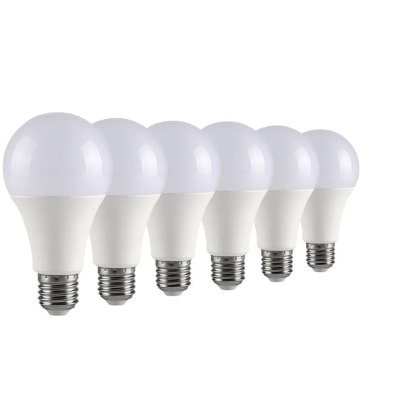 Bombillas LED TJBB de 3 vías, color blanco suave, 3000 K, 5/10, 15 W, paquete de 6