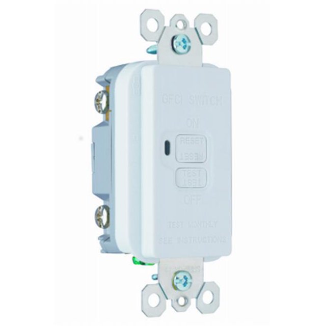 2087WCC4 20A Dead Front Self Testing GFCI, White