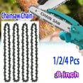 thumbnail image 2 of Landgoo 2Pack 8 Inch Chainsaw Chain 1/4 Pitch 0.043"Gauge 45 DRIVE LINKS for Electric Chainsaw Replacement, 2 of 7