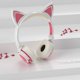 thumbnail image 5 of Auriculares con cable con micrófono para niños, niñas y niños, auriculares estéreo ajustables LED Kitty Cat regalo auriculares (rosa) Sincero Electrónica, 5 of 5