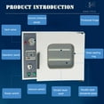 thumbnail image 4 of 0.9 Cu Ft Digital Vacuum Drying Oven Drying Heat Treat Oven Intelligent Temperature Control 110V, 4 of 15
