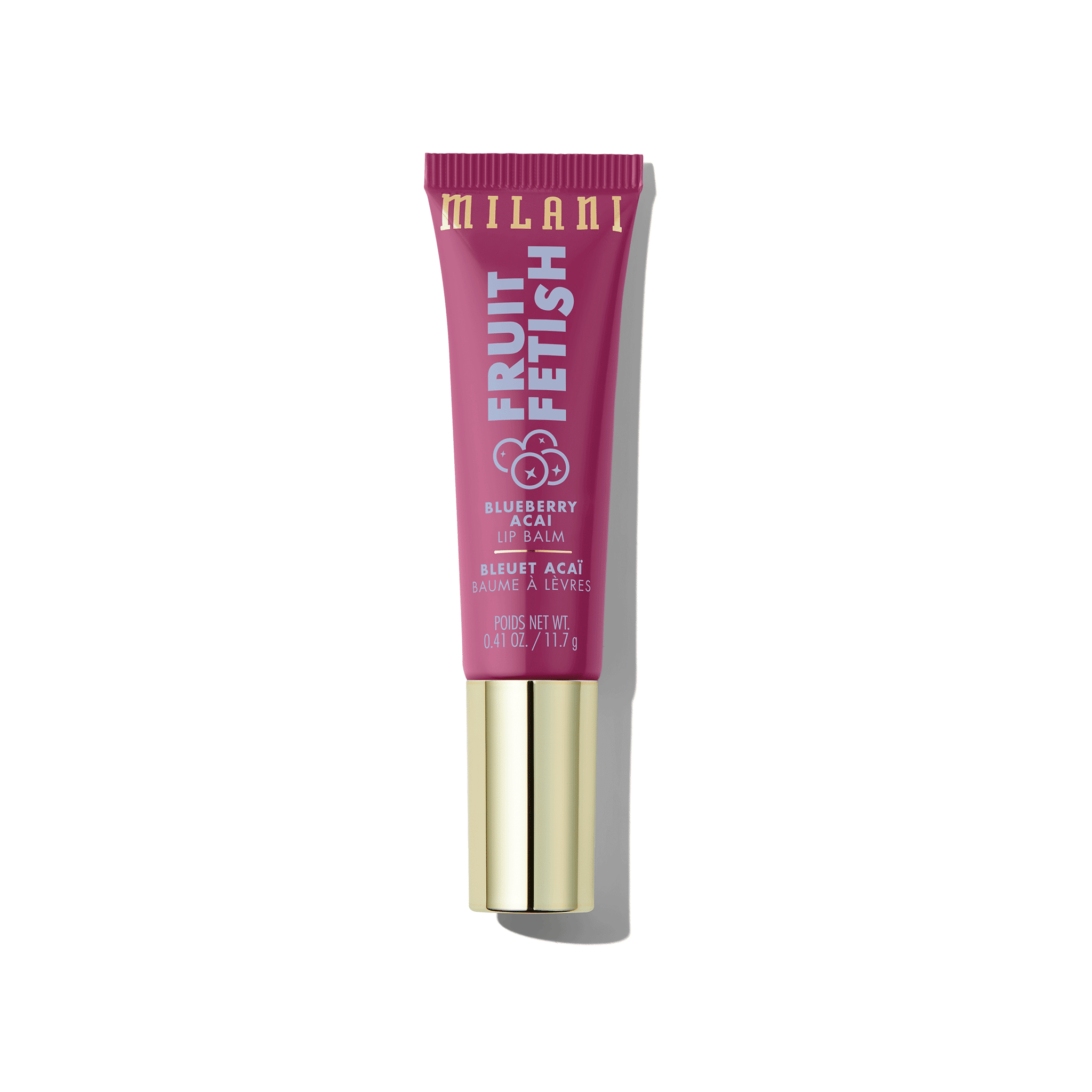 (2 pack) Milani Fruit Fetish Lip Balm, Blueberry Acai