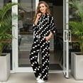 thumbnail image 3 of Garronmavis Polka Dot Sweat Set Women's Sweatsuits Black Joggers for Women 2 Piece Set Sweat Sets Women Wide Leg Sweatpants Sweatshirt Lounge Sets Spring Winter Fall Outfits, Size L, 3 of 6