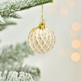 thumbnail image 2 of 6PCS Large Christmas Ball Ornaments - 2.36" Shatterproof Glitter Diamond Xmas Tree Decorations for Holiday, Wedding & Party Decor, 2 of 8