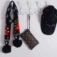 thumbnail image 3 of Perchero de pared de acero inoxidable resistente con 5 ganchos triples para abrigos, sombreros, toallas, bolsos y batas., 3 of 5